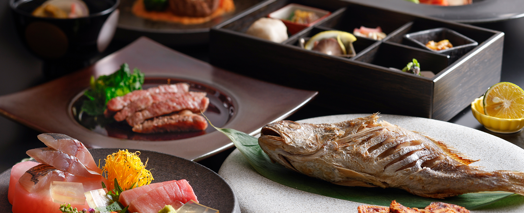 料理 - 炉端焼き、日本酒